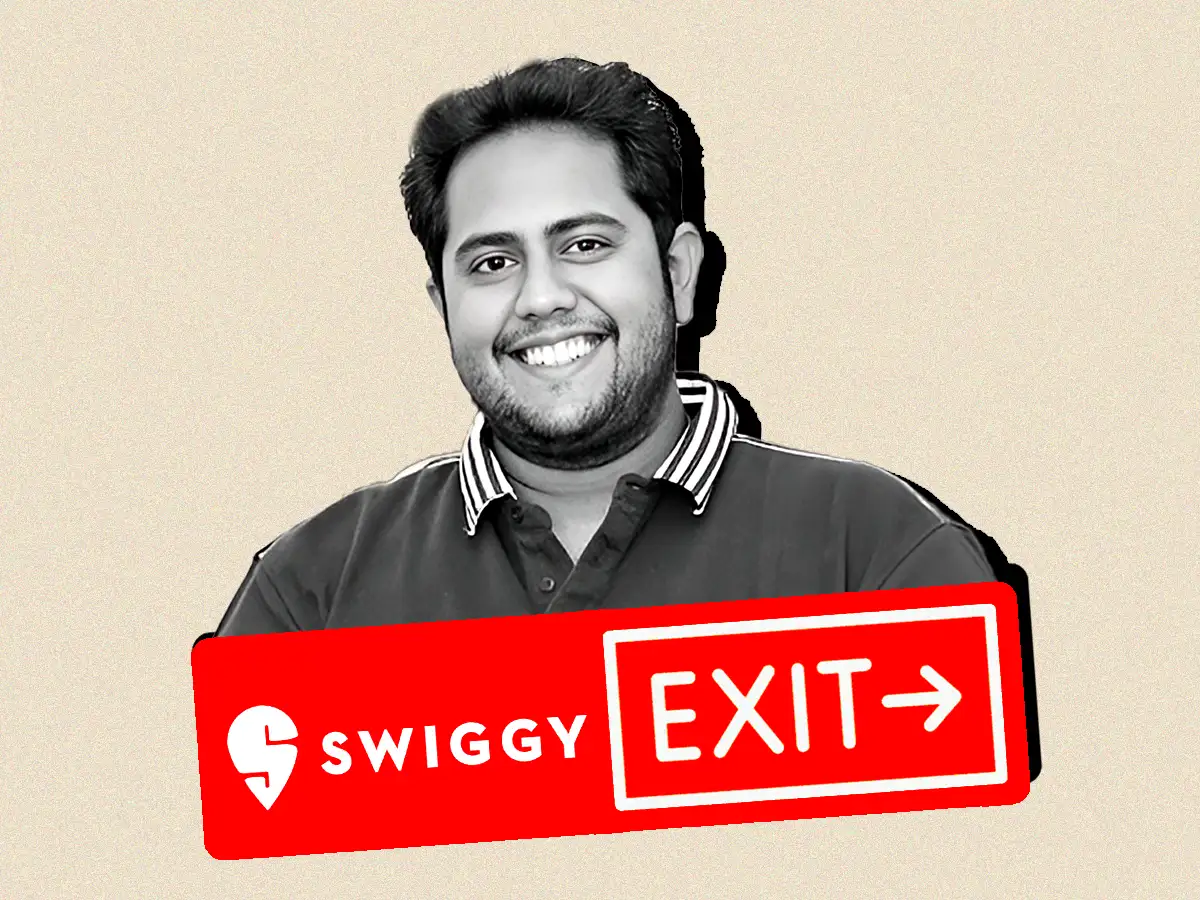 SWIGGY COFOUNDER NANDAN REDDY LEAVES ETTECH